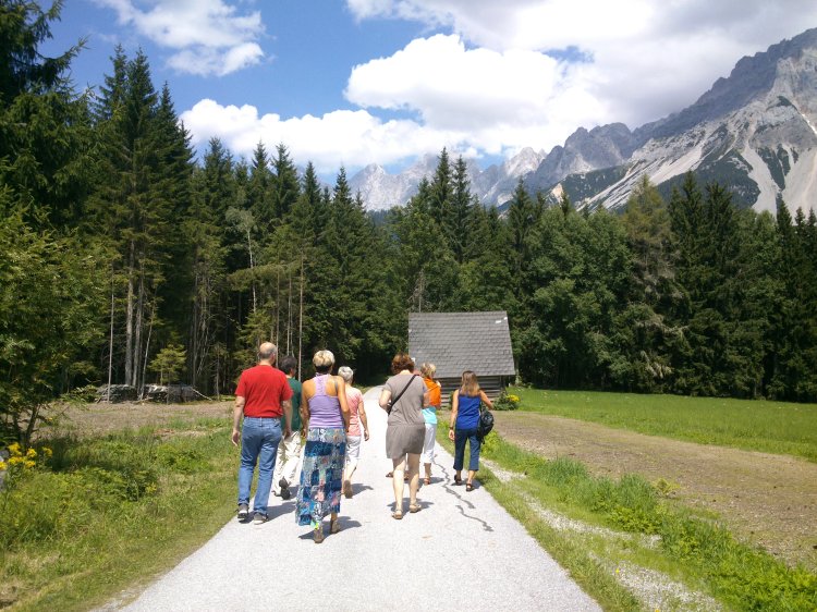 Auf dem Weg zum Mittagessen